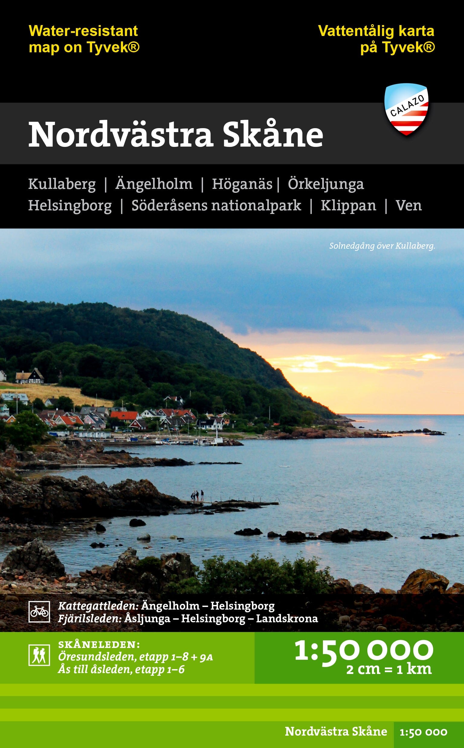 Carte de randonnée - Nordvästra Skåne (Suède) | Calazo carte de randonnée Calazo Default Title