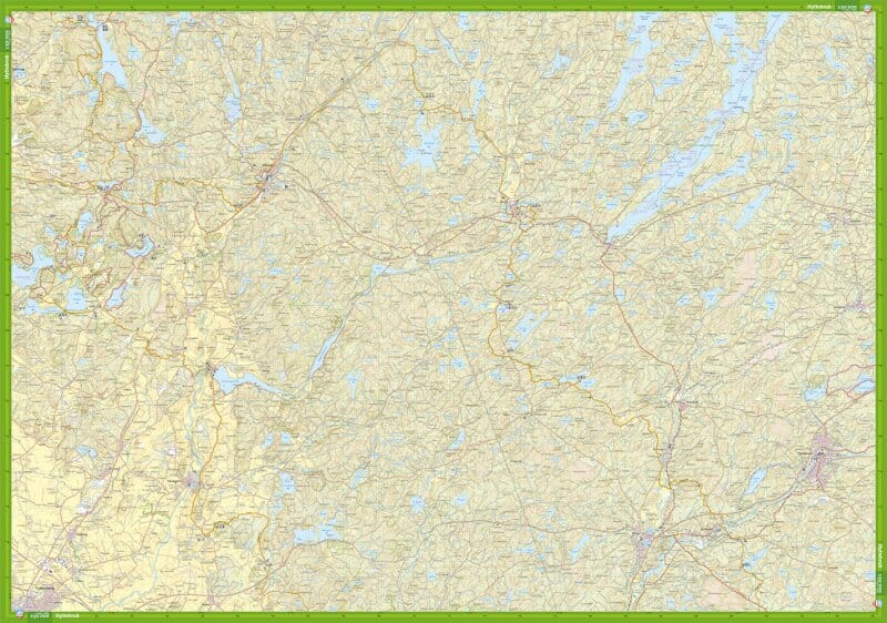Carte de randonnée - Norra Halland (Suède) | Calazo carte pliée Calazo 