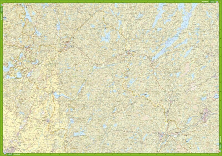 Carte de randonnée - Norra Halland (Suède) | Calazo carte pliée Calazo 