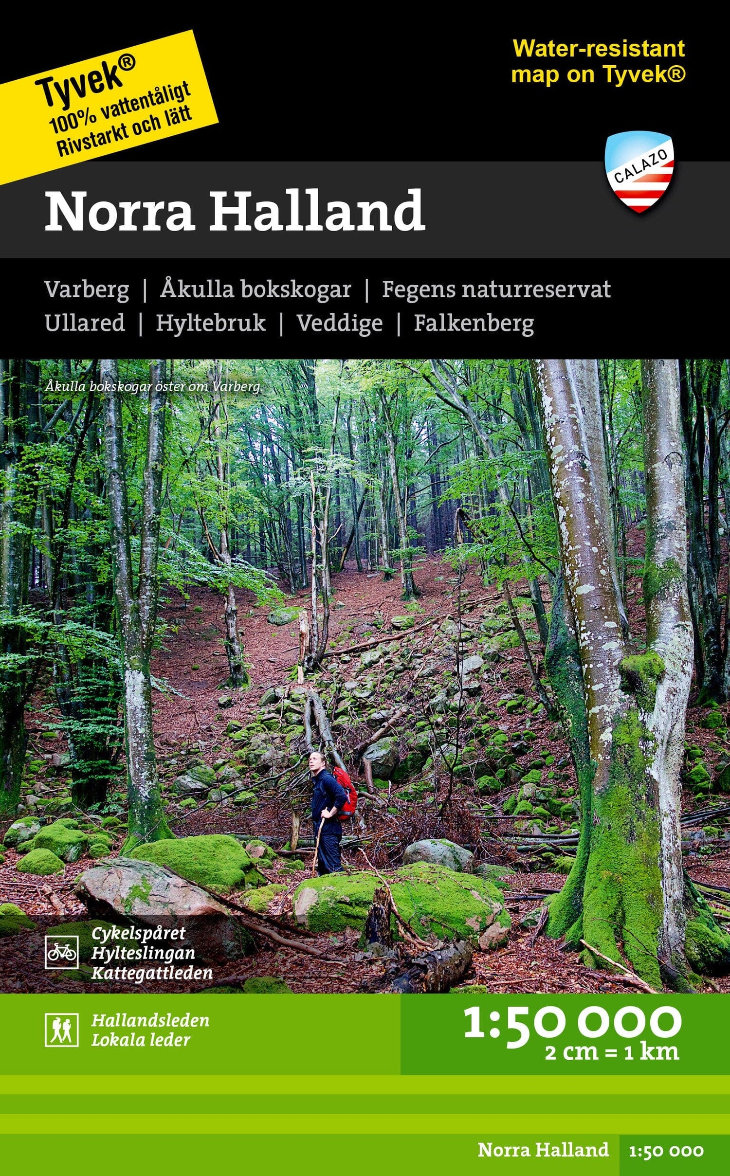 Carte de randonnée - Norra Halland (Suède) | Calazo carte de randonnée Calazo Default Title