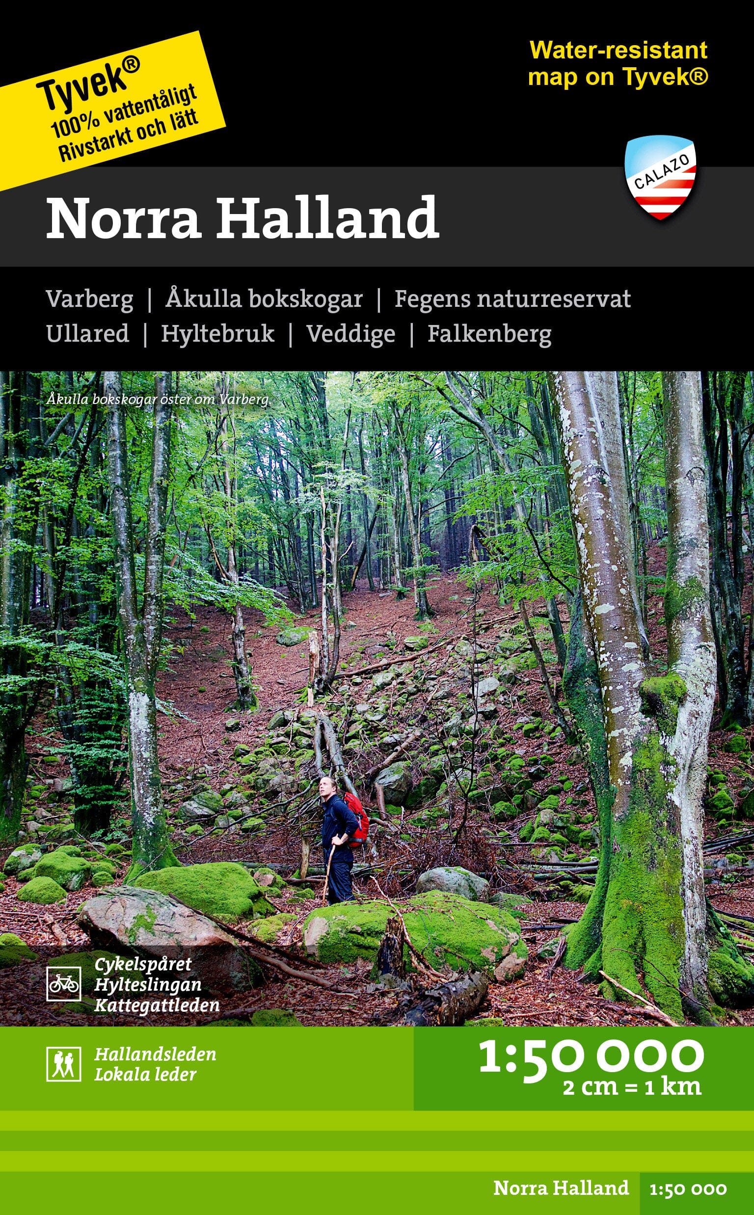 Carte de randonnée - Norra Halland (Suède) | Calazo carte de randonnée Calazo Default Title