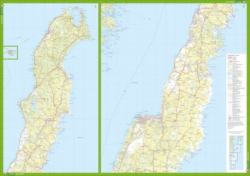 Carte de randonnée - Öland (Suède) | Calazo carte pliée Calazo 