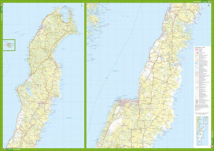 Carte de randonnée - Öland (Suède) | Calazo carte pliée Calazo 
