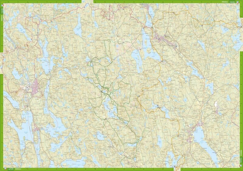 Carte de randonnée - Örebro, Nora & Norra Kilsbergen (Suède) | Calazo carte pliée Calazo 