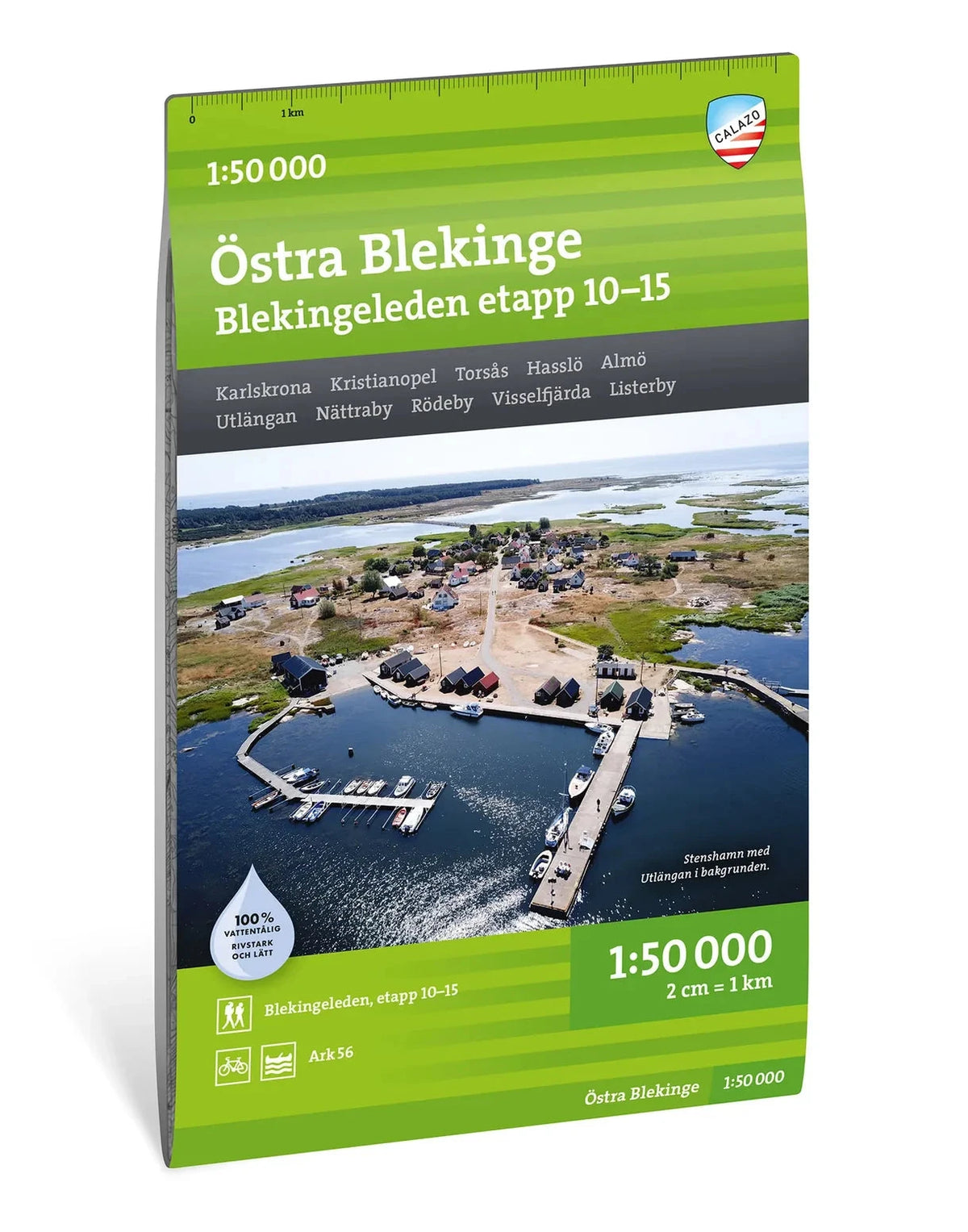 Carte de randonnée - Östra Blekinge (Suède) | Calazo carte de randonnée Calazo 