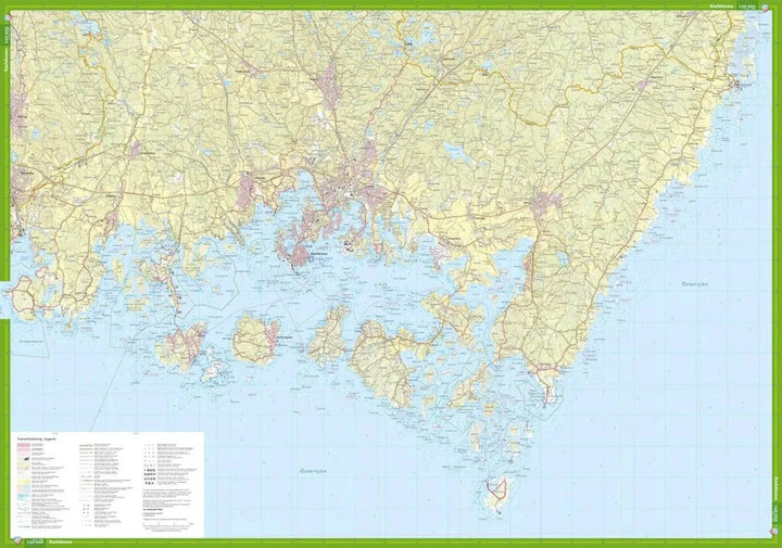 Carte de randonnée - Östra Blekinge (Suède) | Calazo carte de randonnée Calazo 