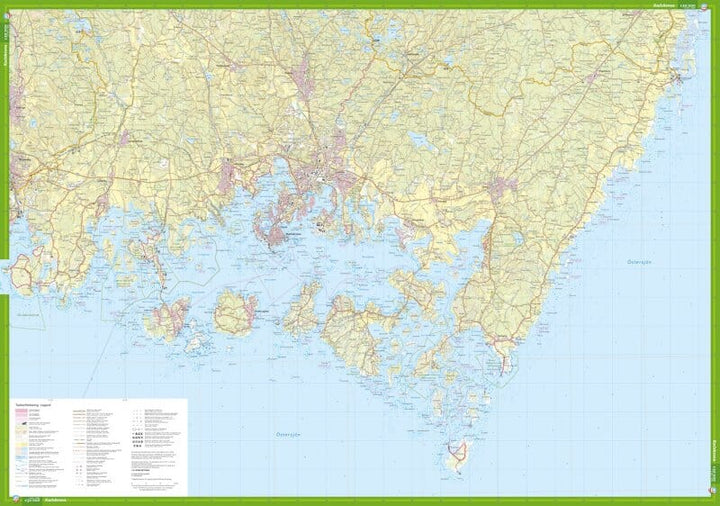 Carte de randonnée - Östra Blekinge (Suède) | Calazo carte pliée Calazo 