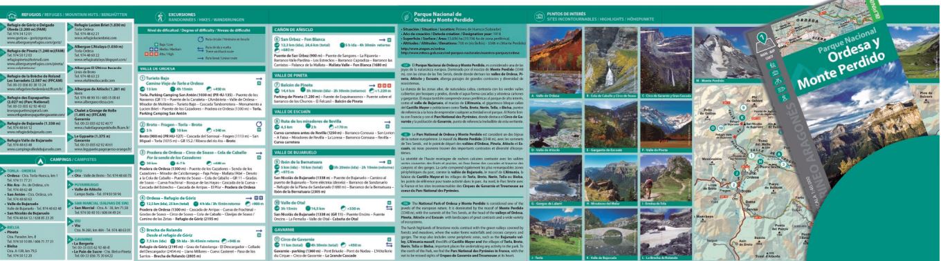 Carte de randonnée - Parc national d'Ordesa et Mont Perdu (Pyrénées aragonaises) | Alpina carte de randonnée Editorial Alpina