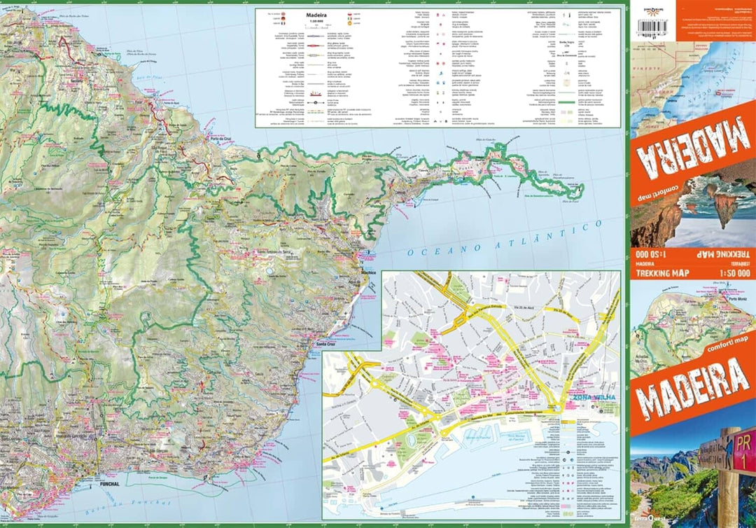 Carte de randonnée plastifiée - Madère | TerraQuest Terra Quest