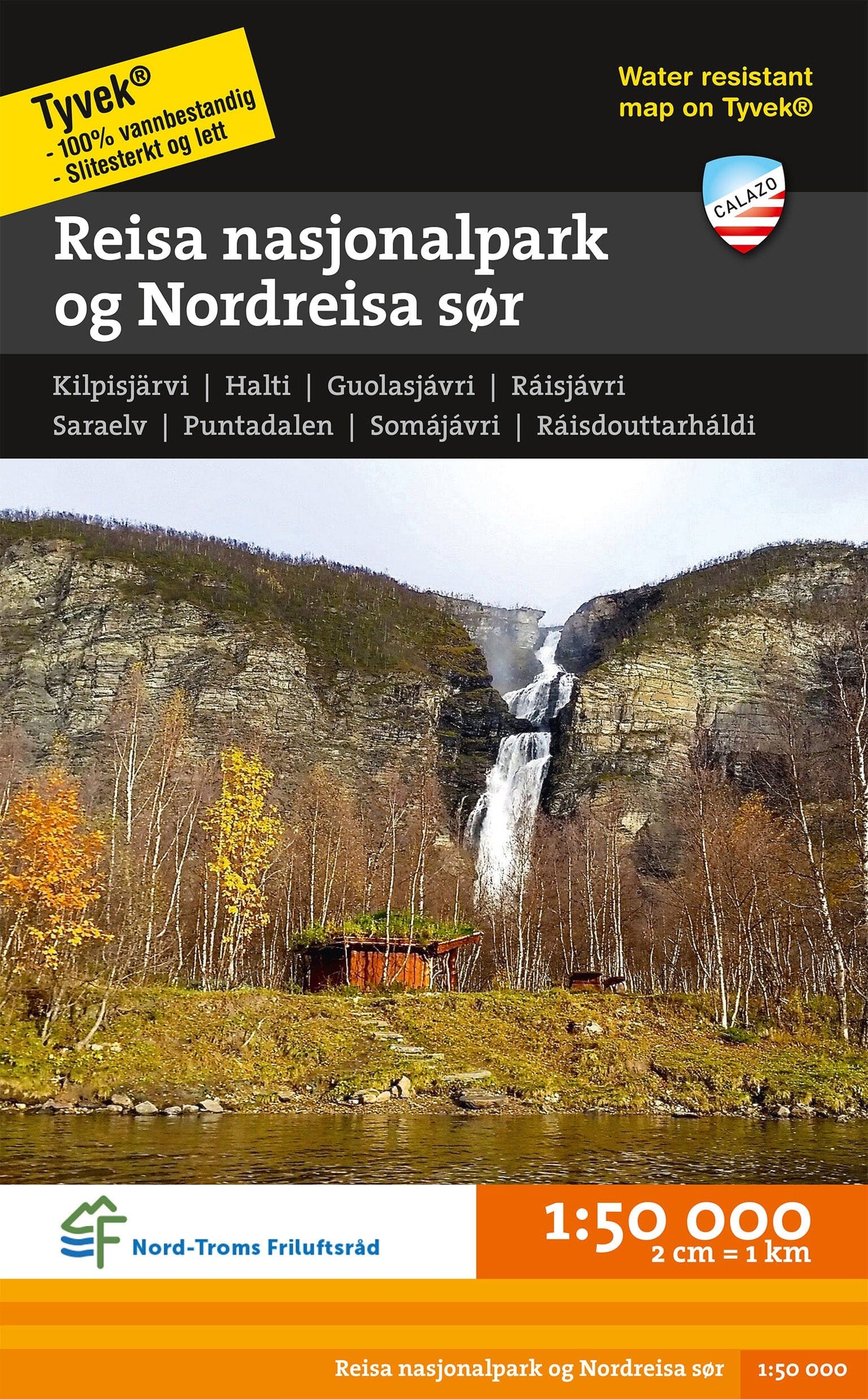 Carte de randonnée - Reisa nasjonalpark og Nordreisa sør (Norvège) | Calazo - 1/50 000 carte de randonnée Calazo Default Title