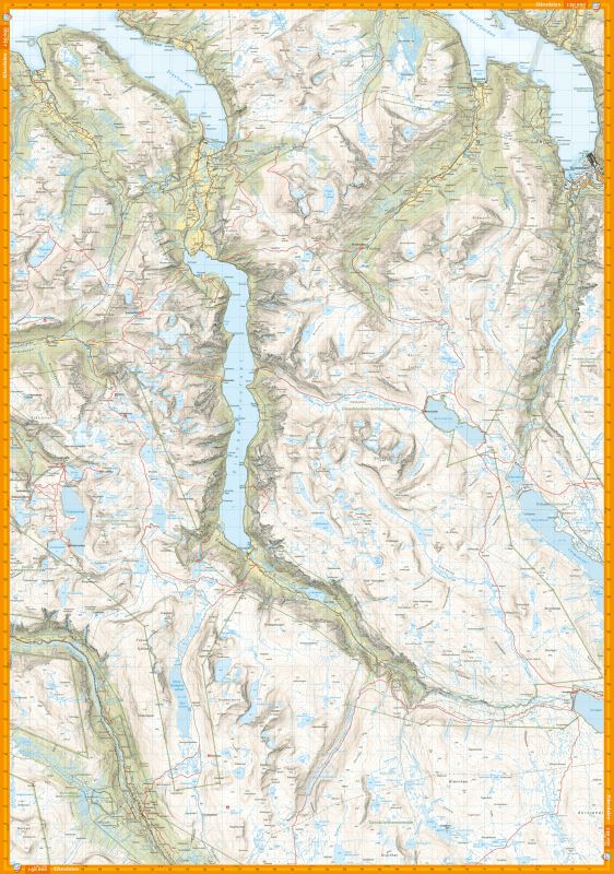 Carte de randonnée - Romsdalen & Eikesdalen (Norvège) | Calazo - 1/50 000 carte de randonnée Calazo