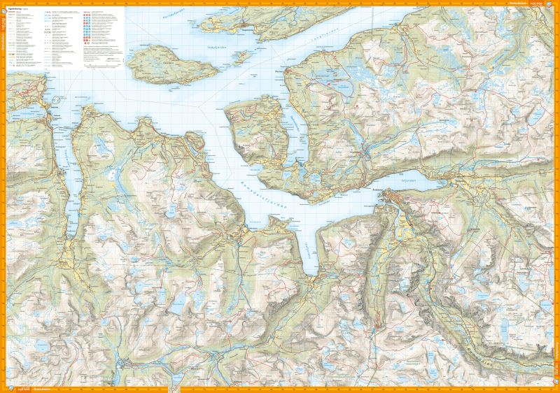 Carte de randonnée - Romsdalen & Eikesdalen (Norvège) | Calazo - 1/50 000 carte de randonnée Calazo