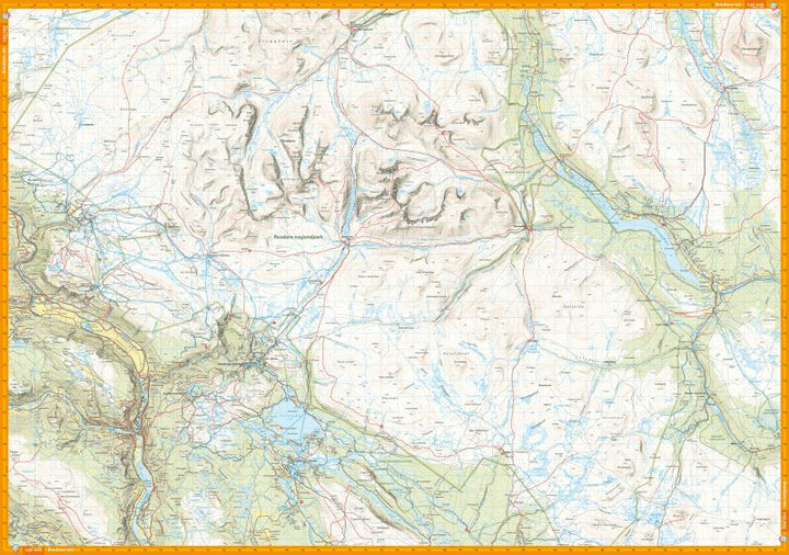 Carte de randonnée - Rondane (Norvège) | Calazo - 1/50 000 carte pliée Calazo 