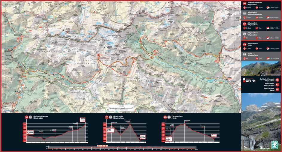 Carte de randonnée - Senda Pirenaica GR11, Cabo Higer-Cap de Creus (Catalogne) | Alpina carte de randonnée Editorial Alpina