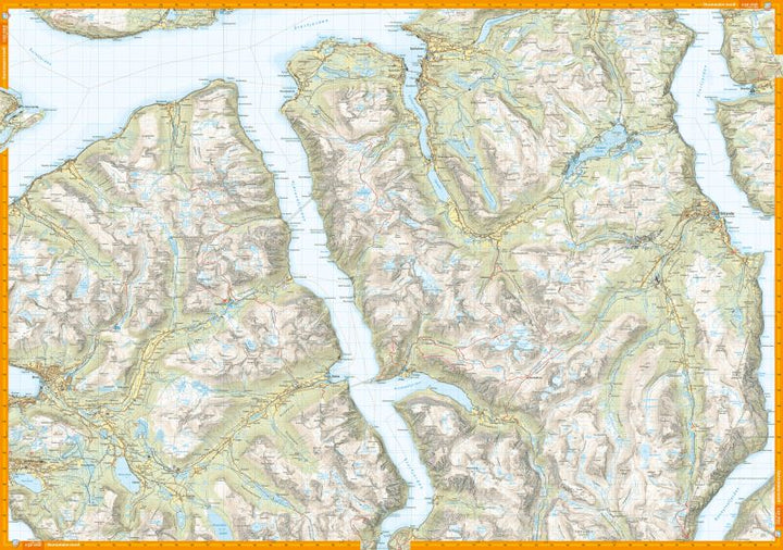 Carte de randonnée - Sunnmøre (Norvège) | Calazo - 1/50 000 carte pliée Calazo 