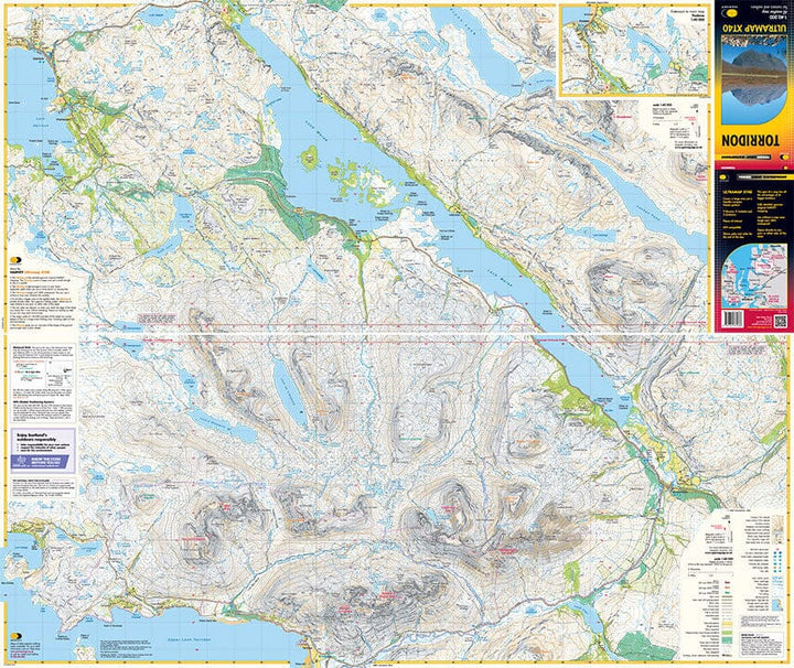 Carte de randonnée - Torridon XT40 | Harvey Maps - Ultramap carte de randonnée Harvey Maps 