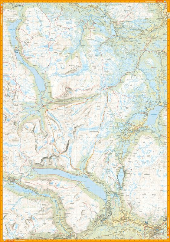 Carte de randonnée - Trollheimen (Norvège) | Calazo - 1/50 000 carte de randonnée Calazo