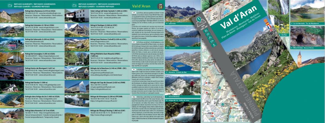 Carte de randonnée - Val d'Aran (Pyrénées Catalanes) | Alpina carte de randonnée Editorial Alpina 
