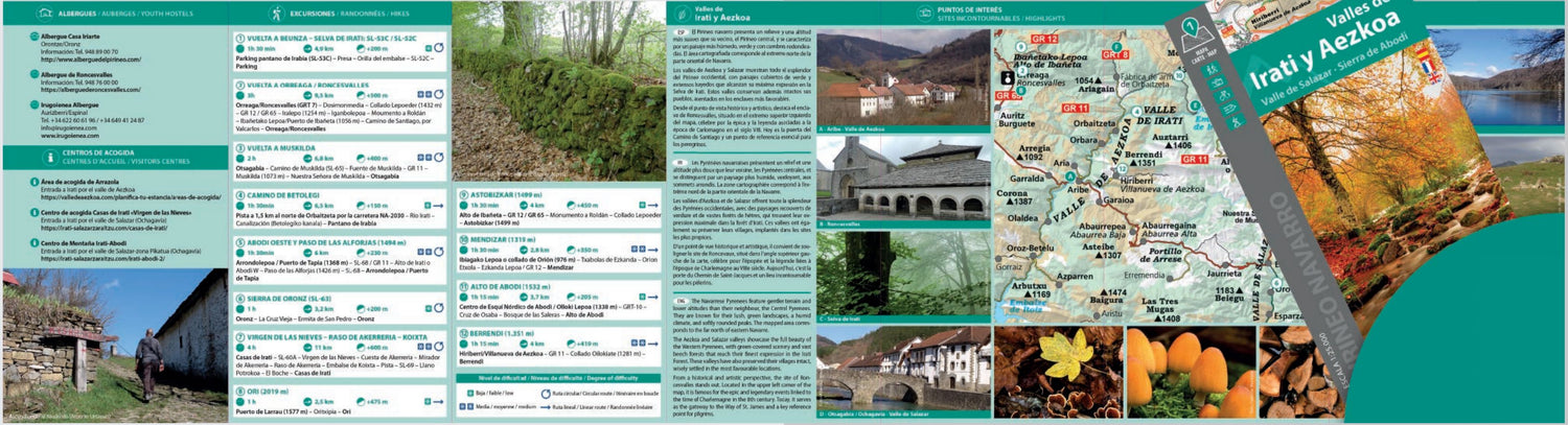 Carte de randonnée - Vallées d'Irati et de Salazar (Navarre, Pyrénées) | Alpina carte de randonnée Editorial Alpina