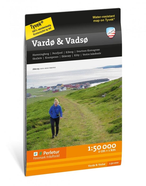 Carte de randonnée - Vardø & Vadsø (Norvège) | Calazo - 1/50 000 carte de randonnée Calazo 