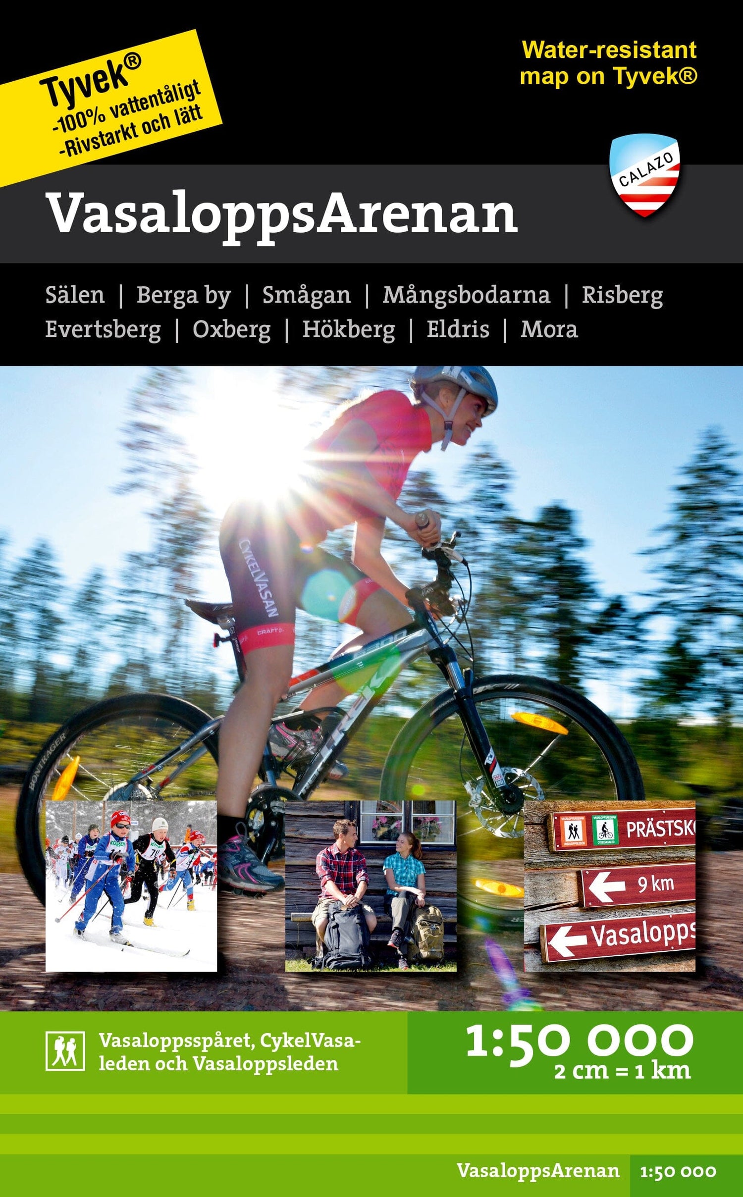 Carte de randonnée - Vasaloppsarenan (Suède) | Calazo carte de randonnée Calazo Default Title