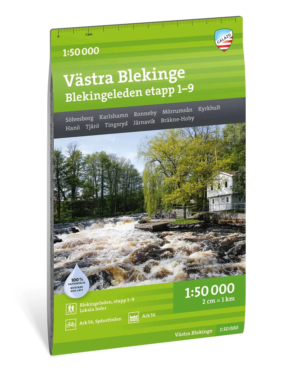 Carte de randonnée - Västra Blekinge (Suède) | Calazo carte de randonnée Calazo 