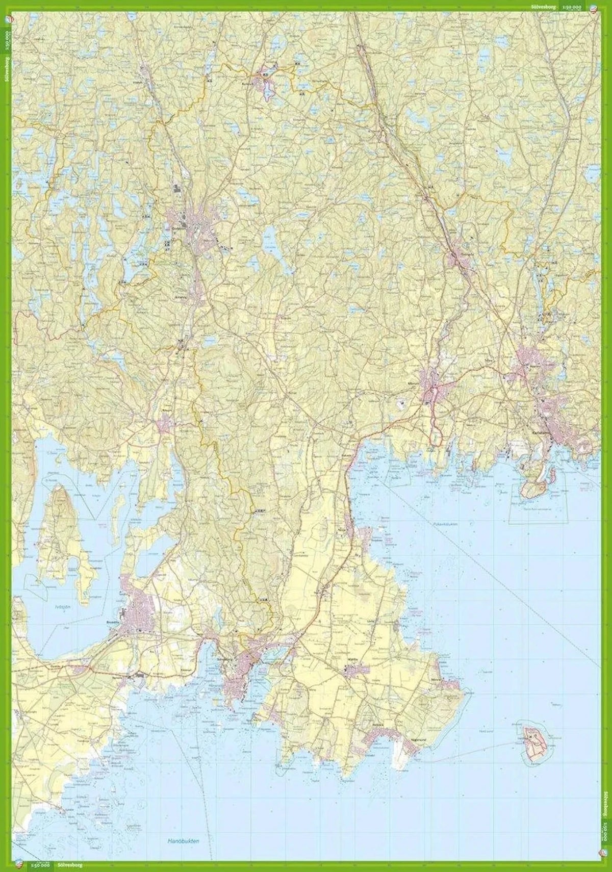 Carte de randonnée - Västra Blekinge (Suède) | Calazo carte de randonnée Calazo 