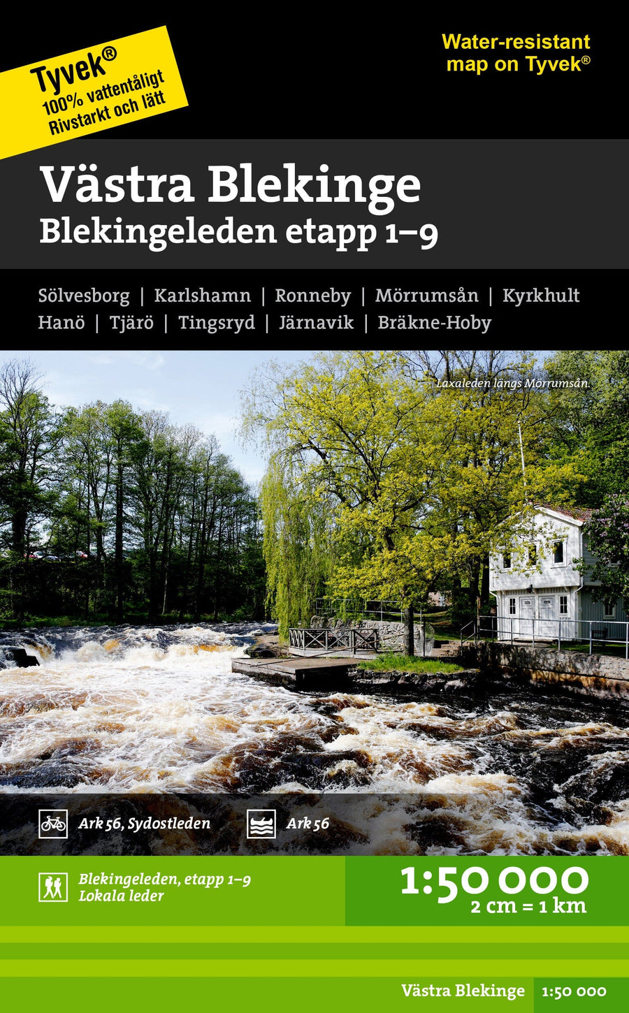 Carte de randonnée - Västra Blekinge (Suède) | Calazo carte pliée Calazo 