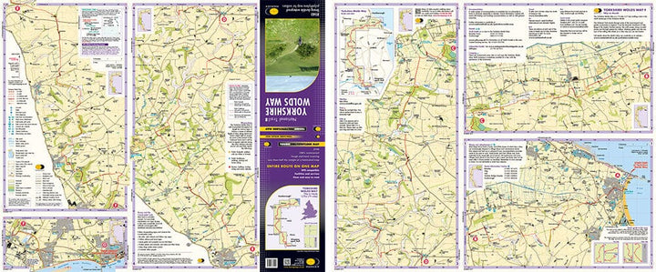 Carte de randonnée - Yorkshire Wolds Way XT40 | Harvey Maps - National Trail maps carte de randonnée Harvey Maps 