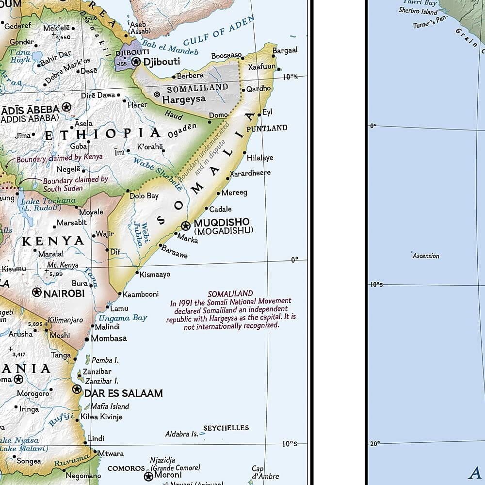 Carte de référence - Afrique | National Geographic carte pliée National Geographic 