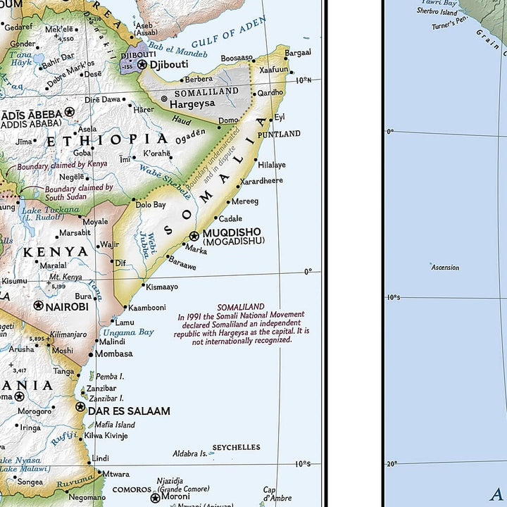 Carte de référence - Afrique | National Geographic carte pliée National Geographic 