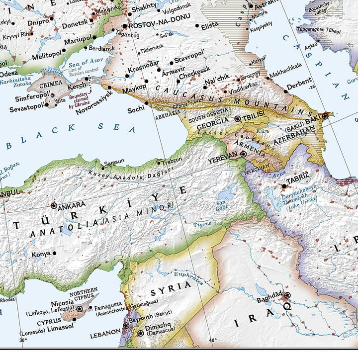 Carte de référence - Alpes | National Geographic carte routière National Geographic 