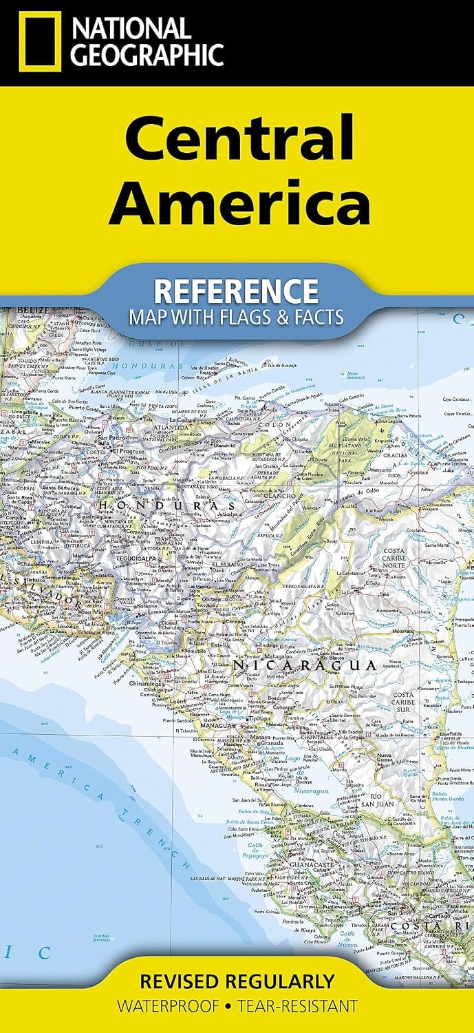 Carte de référence - Amérique centrale | National Geographic carte routière National Geographic 