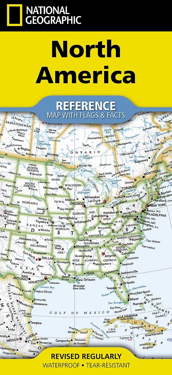 Reference Map - North America | National Geographic – Cartovia