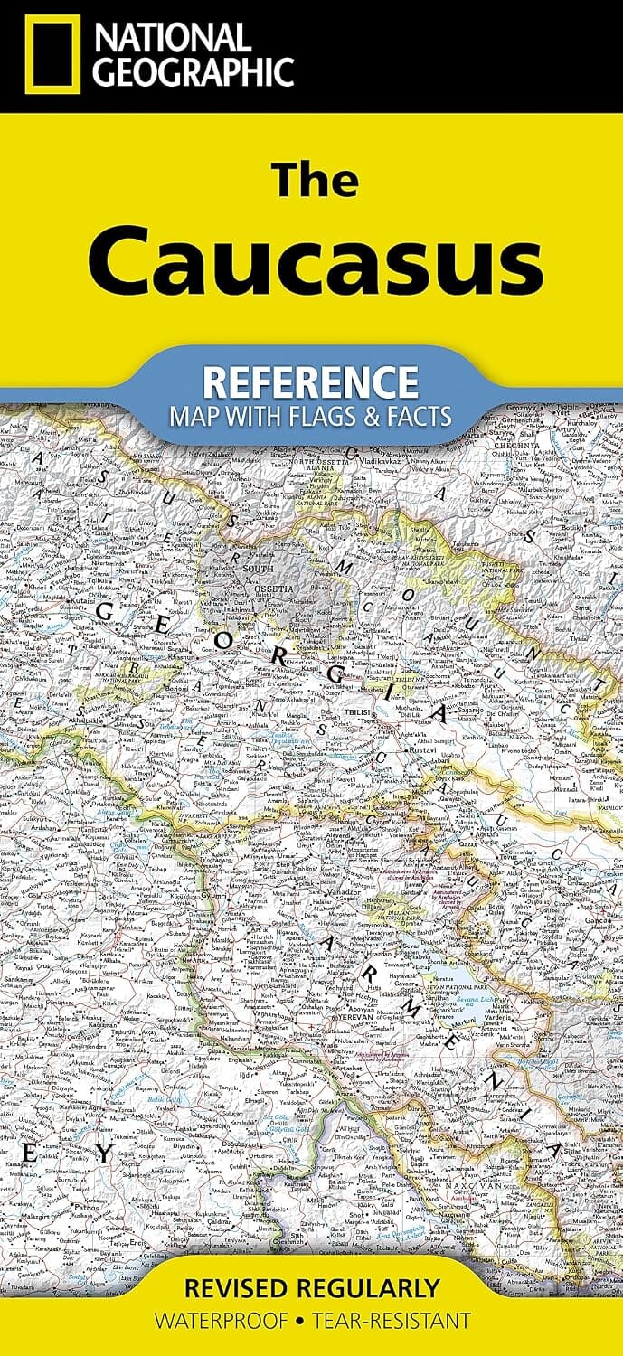 Carte de référence - Caucase | National Geographic carte routière National Geographic 