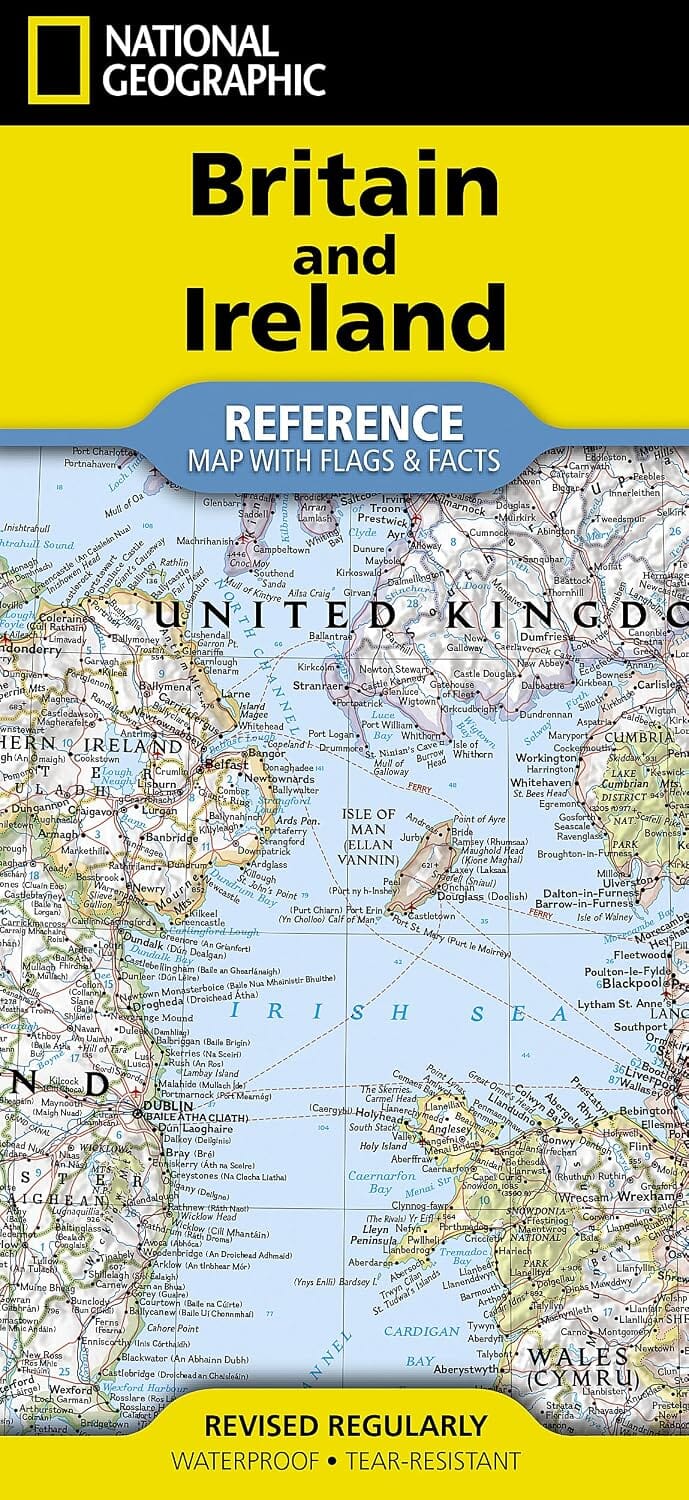 Carte de référence - Grande-Bretagne, Irlande | National Geographic carte routière National Geographic 