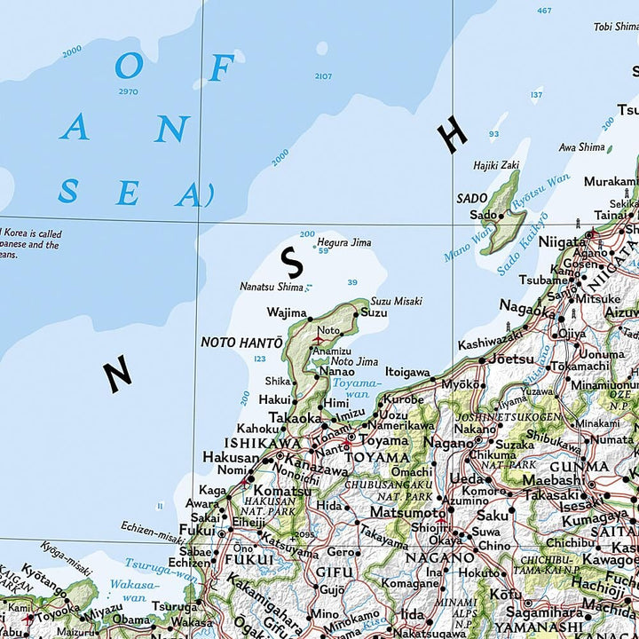 Carte de référence - Japon | National Geographic carte routière National Geographic 