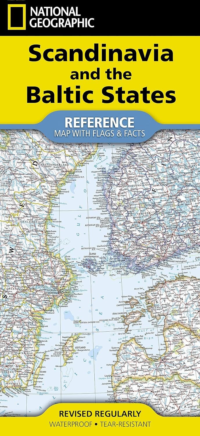 Carte de référence - Scandinavie & États baltes | National Geographic carte routière National Geographic 