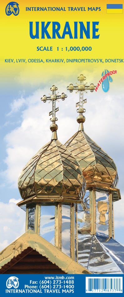 Carte de référence - Ukraine | ITM carte routière ITM