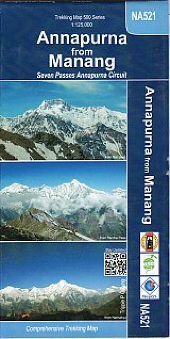 Carte de trekking - Annapurna depuis Manang : Nouveau circuit de Nar Phu (NA521) | Himalayan MapHouse carte de randonnée Himalayan MapHouse Default Title