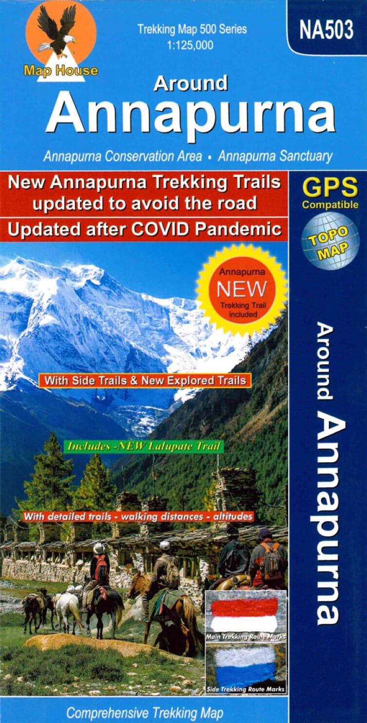Carte de trekking - Autour de l'Annapurna (NA503) | Himalayan MapHouse carte de randonnée Himalayan MapHouse Default Title