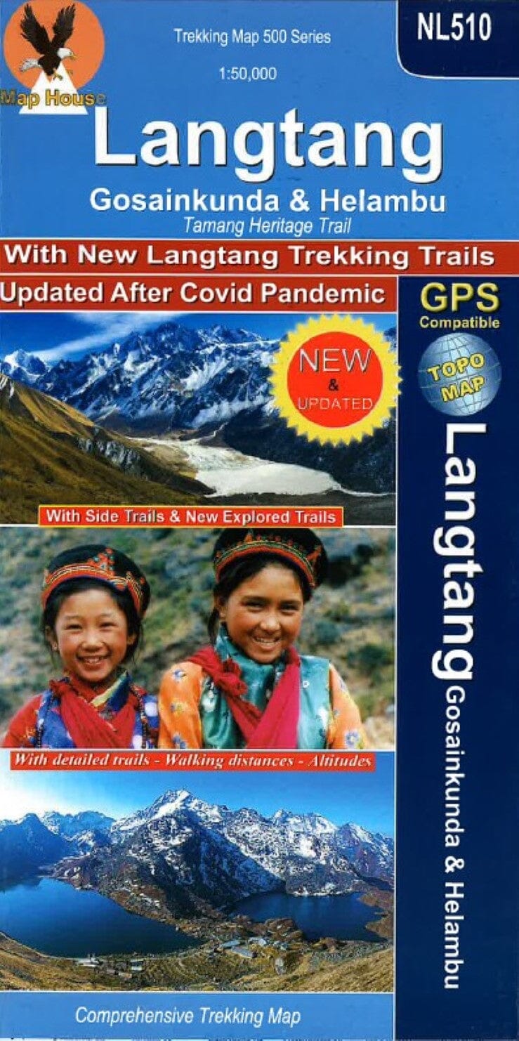 Carte de trekking - Langtang, Gosaikunda & Helambu, Tamang Heritage Trail 1:50 000 (NL510) | Himalayan MapHouse carte de randonnée Himalayan MapHouse Default Title