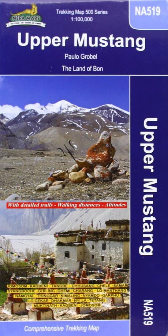 Carte de trekking - Upper & Lower Mustang, Nepal (NA519) | Himalayan MapHouse carte de randonnée Himalayan MapHouse