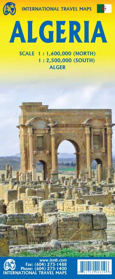 Carte de voyage - Algérie | ITM carte routière ITM