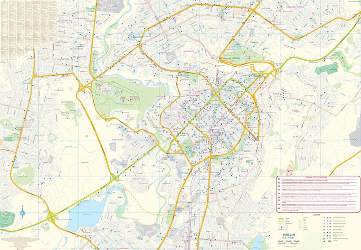 Carte de voyage - Arménie & Erevan | ITM carte routière ITM 