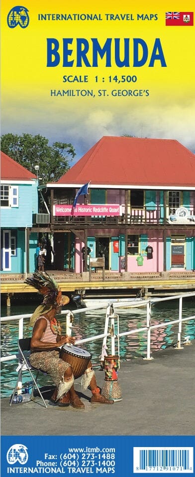 Carte de voyage - Bermudes | ITM carte routière ITM