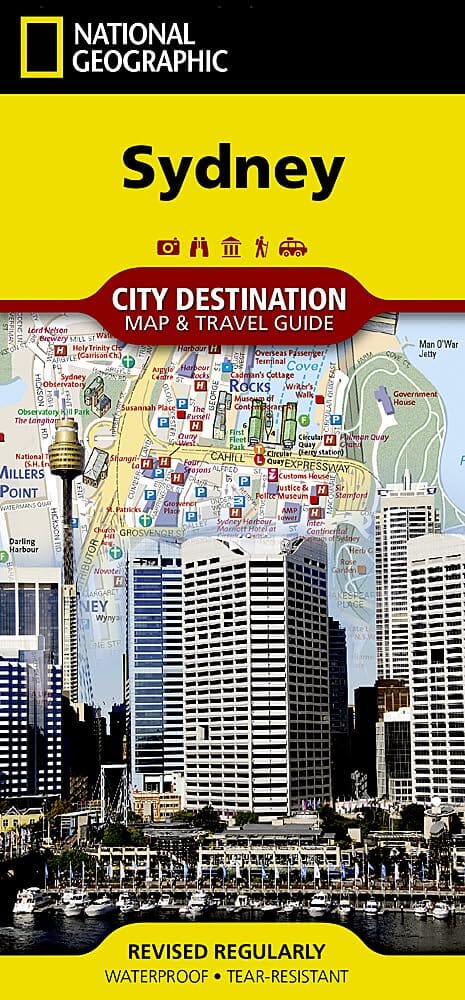 Carte de voyage de Sydney (Australie) | National Geographic carte routière National Geographic 