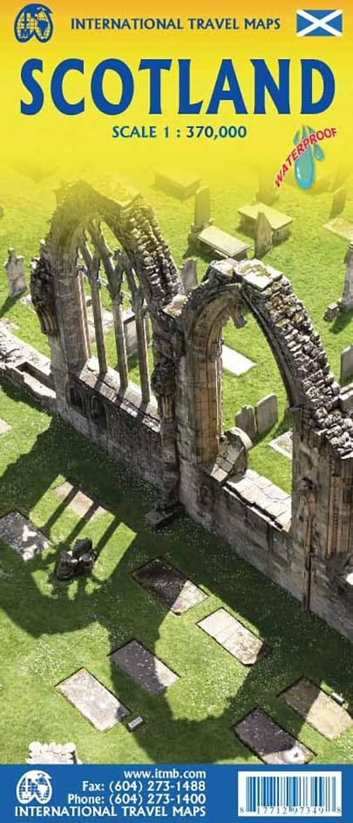 Carte de voyage - Ecosse | ITM carte routière ITM