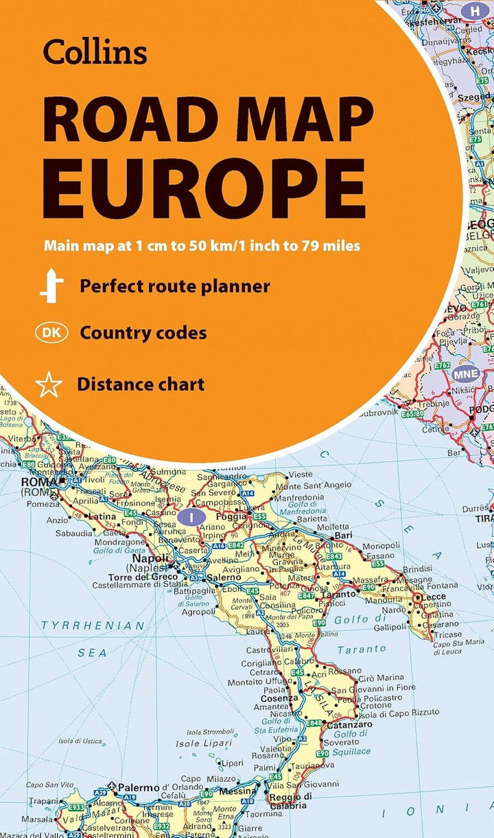 Carte de voyage - Europe | Collins carte pliée Collins 
