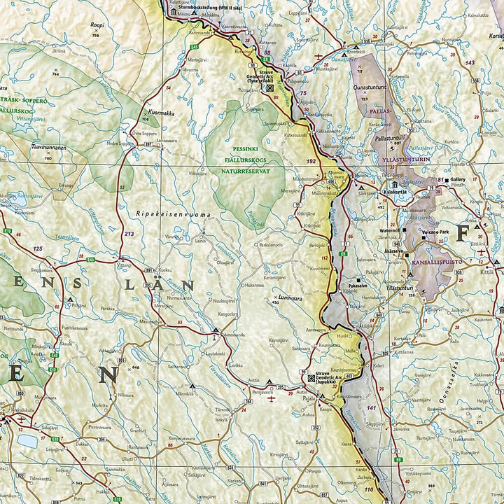 Carte de voyage - Finlande | National Geographic carte routière National Geographic 